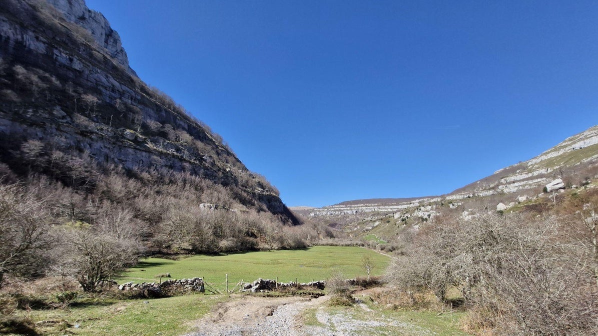La entrada al poljé de Brenavinto es uno de los puntos más espectaculares de toda la ruta.