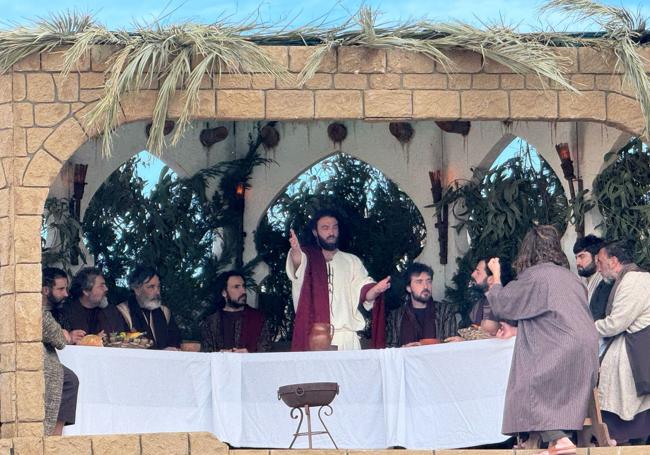 Una de las primeras escenas de La Pasión.