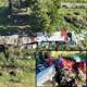 Imagen principal - Investigan a un hombre por construir cobertizos ilegales en Pomaluengo y amontonar chatarra en su finca
