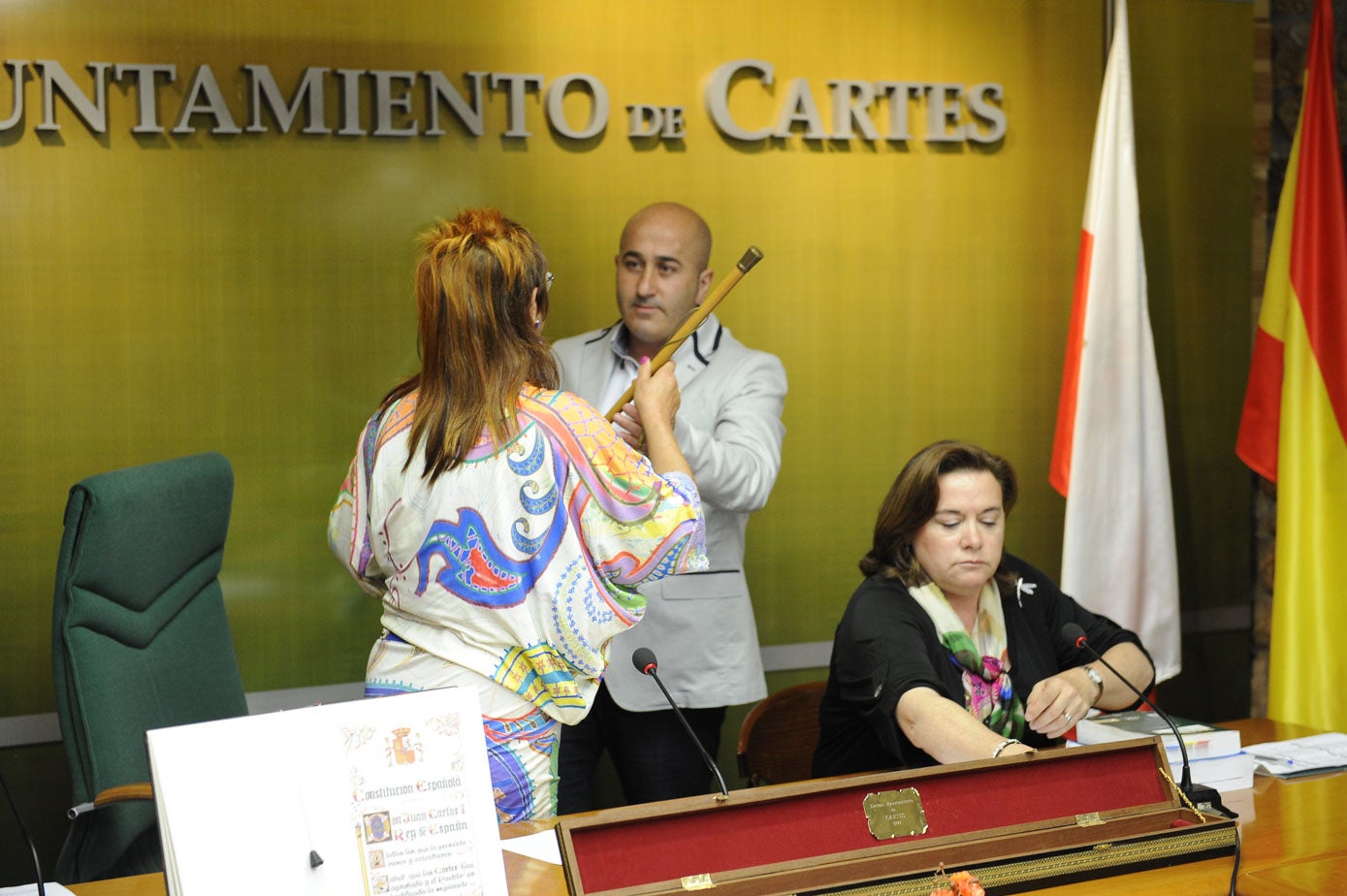En julio de 2015, cuando asumió el bastón de mando. En aquella ocasión, sin las posteriores mayorías absolutas.