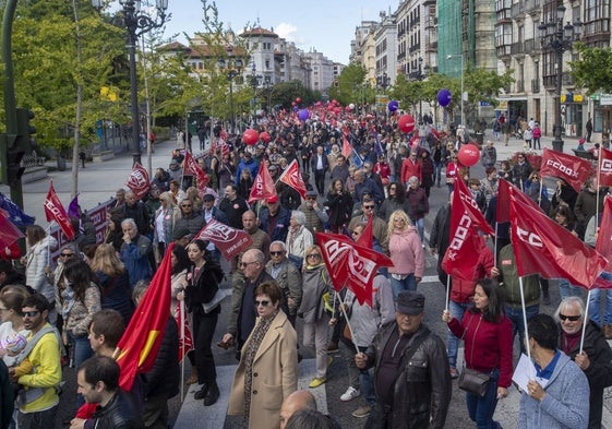 Manifestación del Día del Trabajador del año pasado.