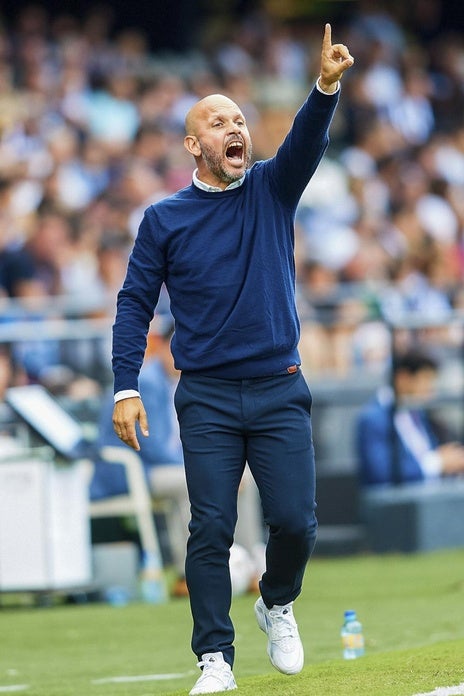 José Alberto, durante el partido contra el Castellón.