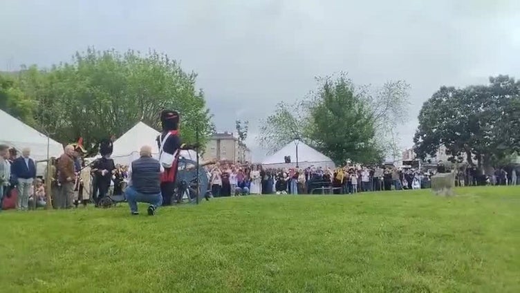 Cañonazo en Maliaño para abrir las fiestas