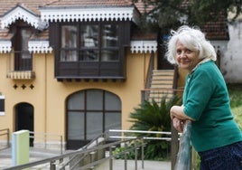 María de los Santos García Felguera en el CDIS donde ofreció una conferencia.