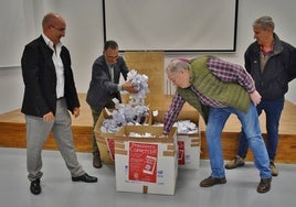 Gonzalo Cayón, Salvador Victorino, Quinito Cos y Pablo Cosío.