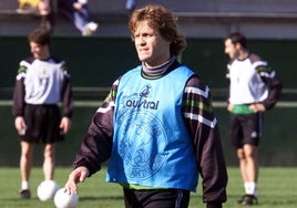Claudio Arzeno, durante su etapa como jugador del Racing.