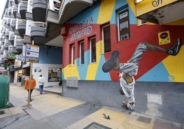 La fachada de la Casa de la Juventud, donde ahora se ubica la sala de estudios.