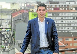 Daniel Fernández, durante una entrevista con El Diario Montañés.
