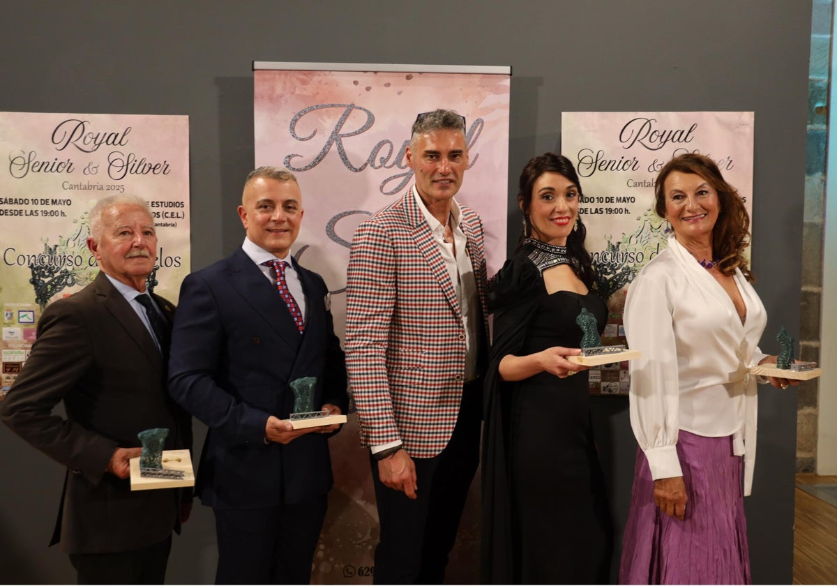 Diego Fernando Pulido, Alba María Bobadilla, José Antonio Rivas y Rosario Pardo, ganadores del Certamen Roya Cantabria