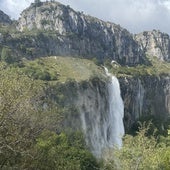 Cascada Cailagua en Los Collados del Asón.