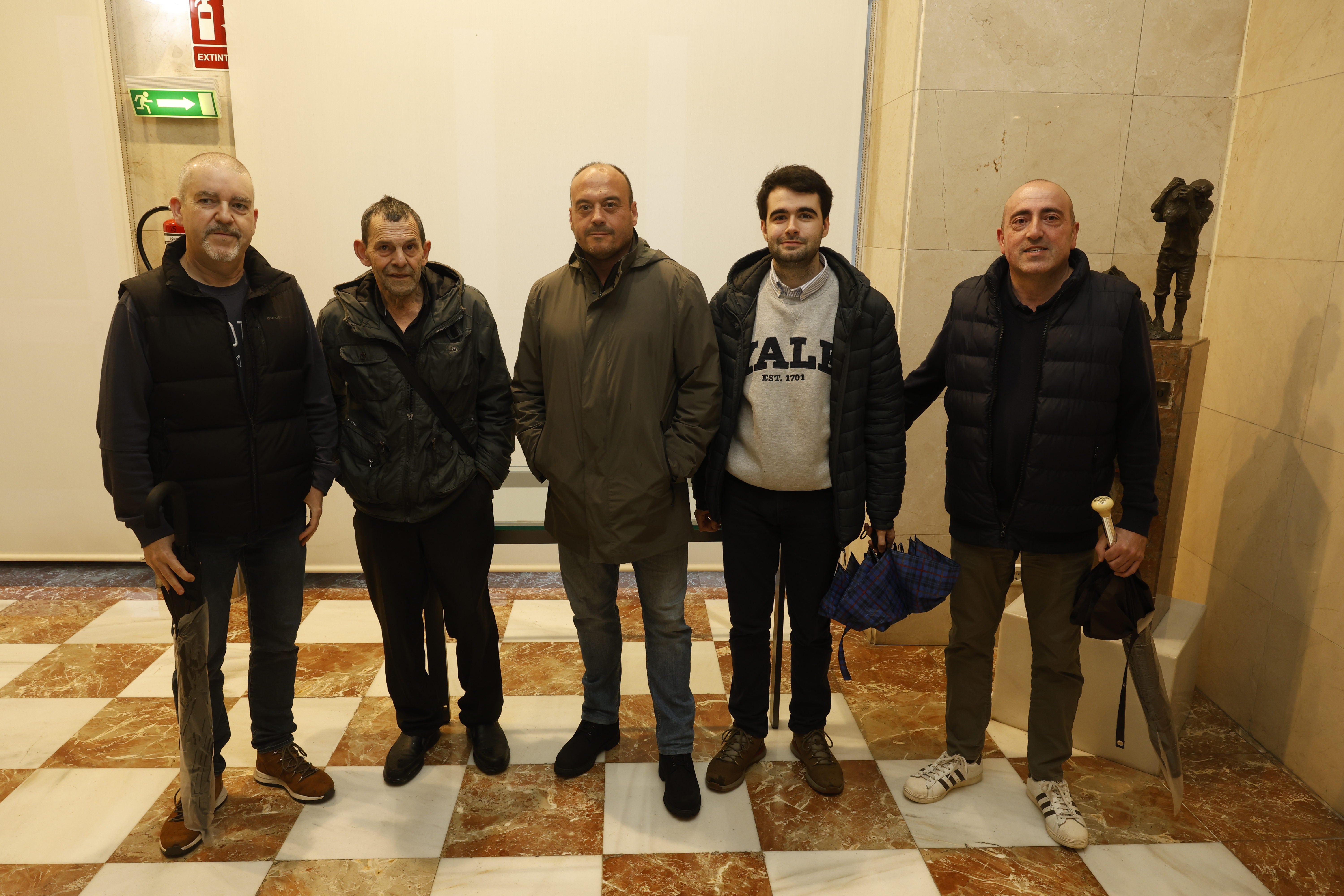 Lorenzo Mora, Alberto Olabe, Carlos Ruiz, Nacho Mora y Miguel Laso.
