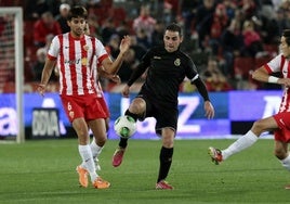 Tébar y Miguélez, en el duelo copero de 2014.