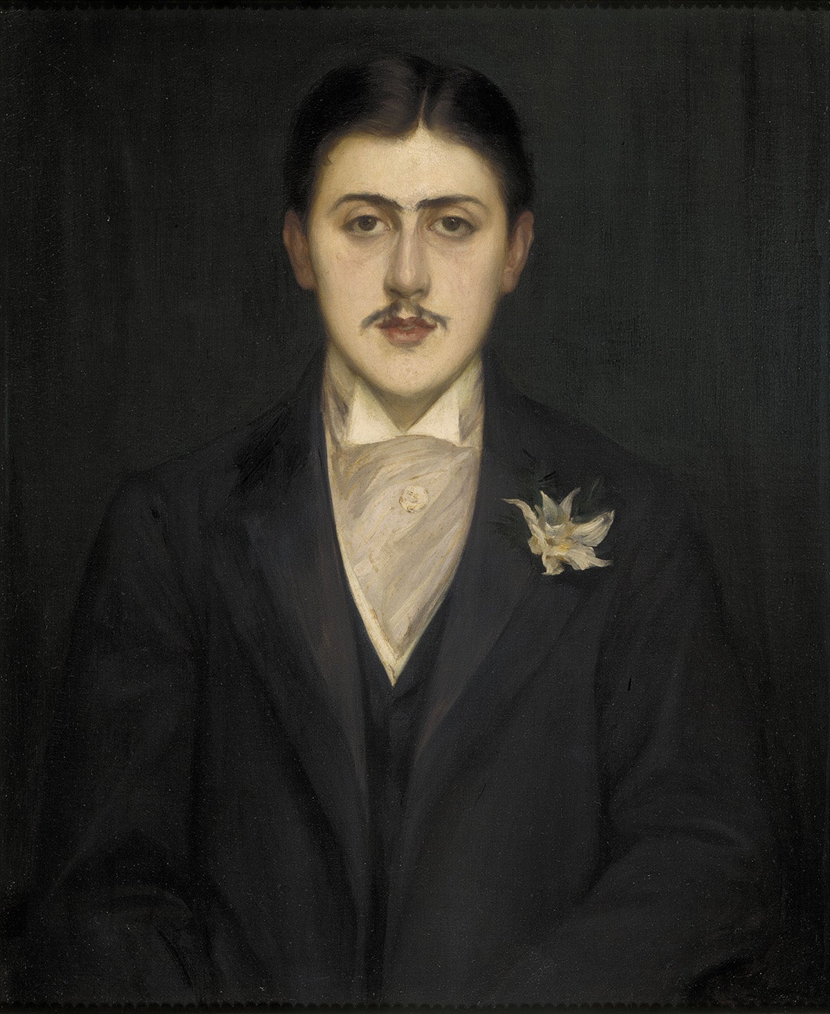 Jacques-Émile Blanche, 'Retrato de Marcel Proust', 1892. Óleo sobre lienzo, París.