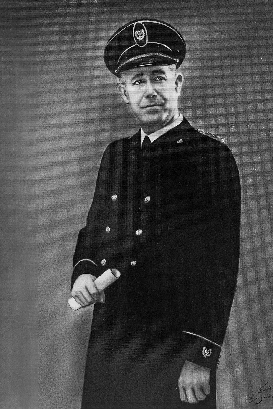 Lucio Lázaro, histórico director de la entidad, llevó la batuta desde 1925 hasta 1975.