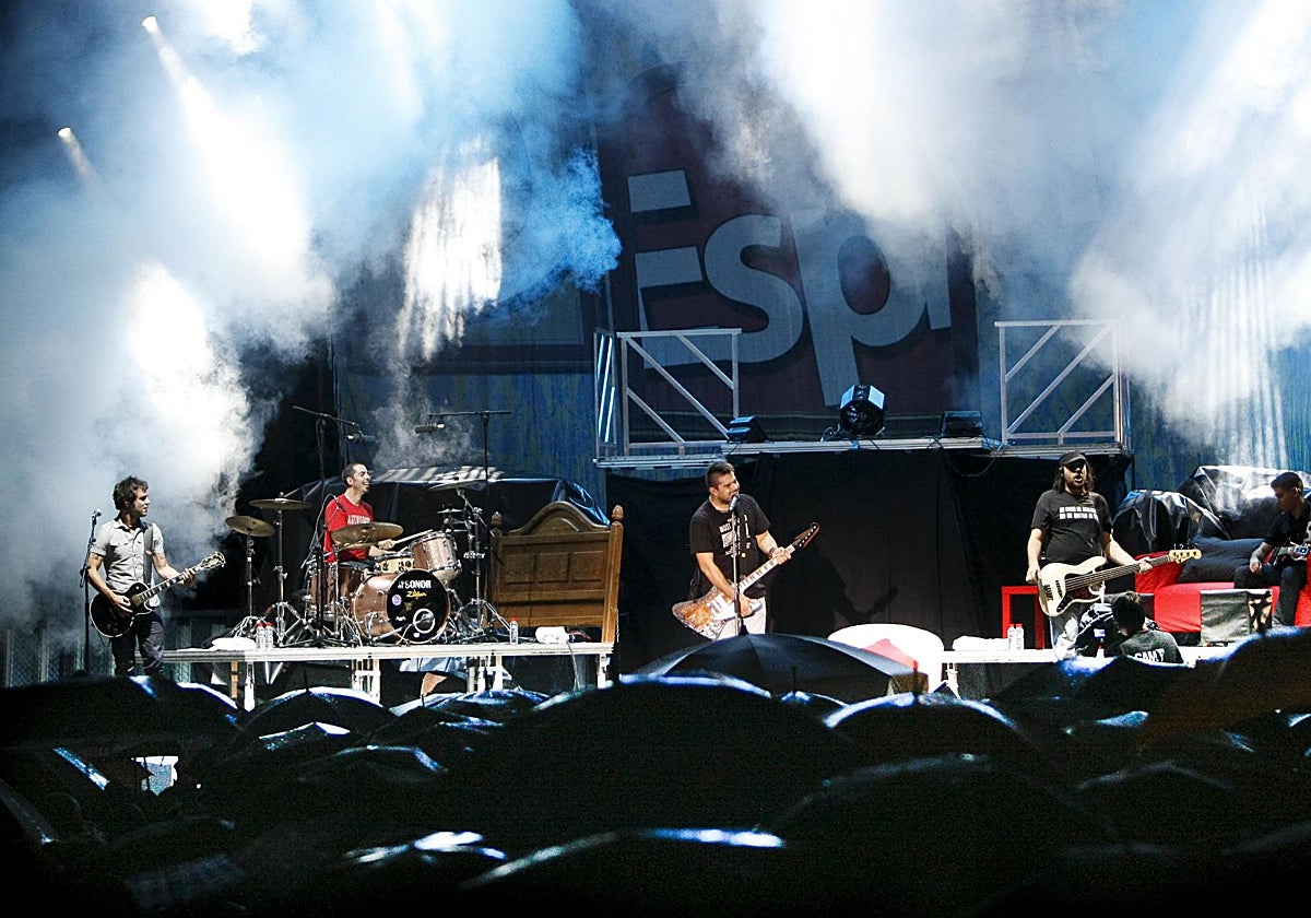 Despistaos en un concierto en el Palacio de la Magdalena.