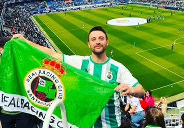 «Soñaba con juntar a racinguistas en un chiringuito de Málaga para ver un partido»