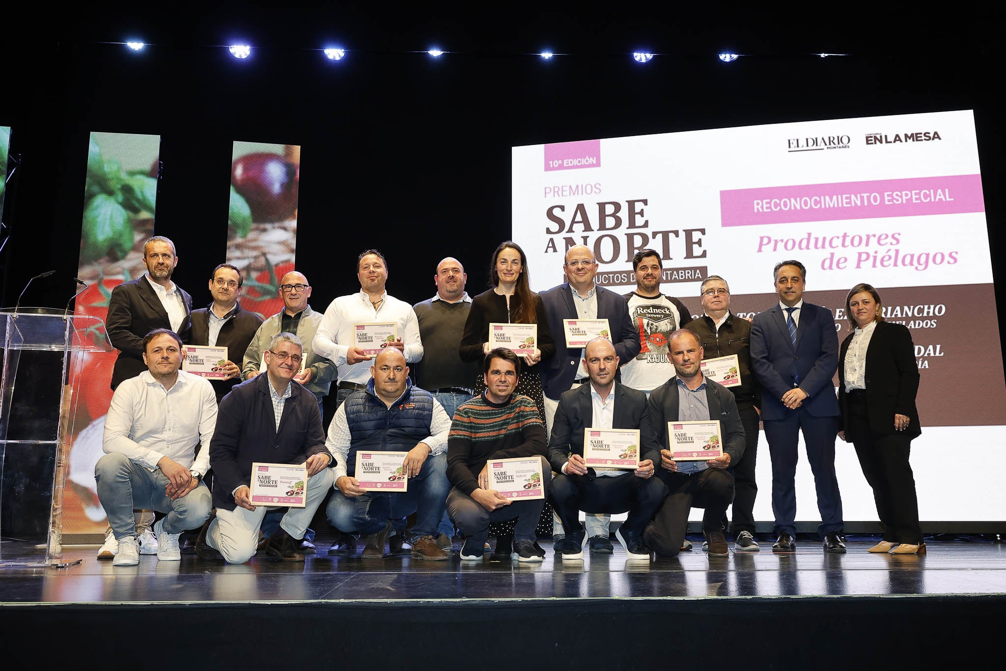 Reconocimiento especial a los productores de Piélagos.