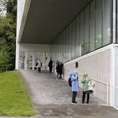 Alumnos del Centro Público de Educación de Personas Adultas (CEPA) Caligrama, en Torrelavega.