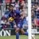 Sekou Gassama, tras marcar un gol con el Eldense.