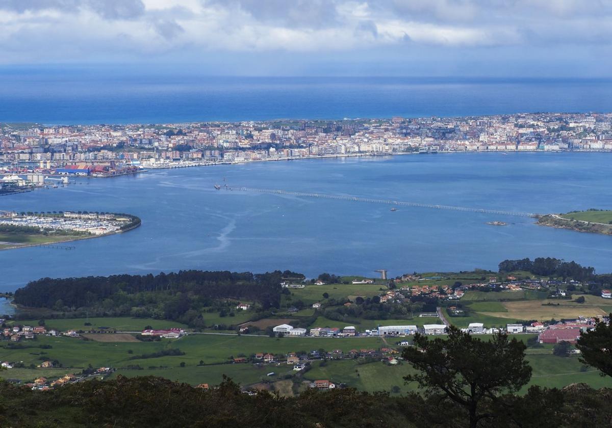 Vistas desde peña Cabarga