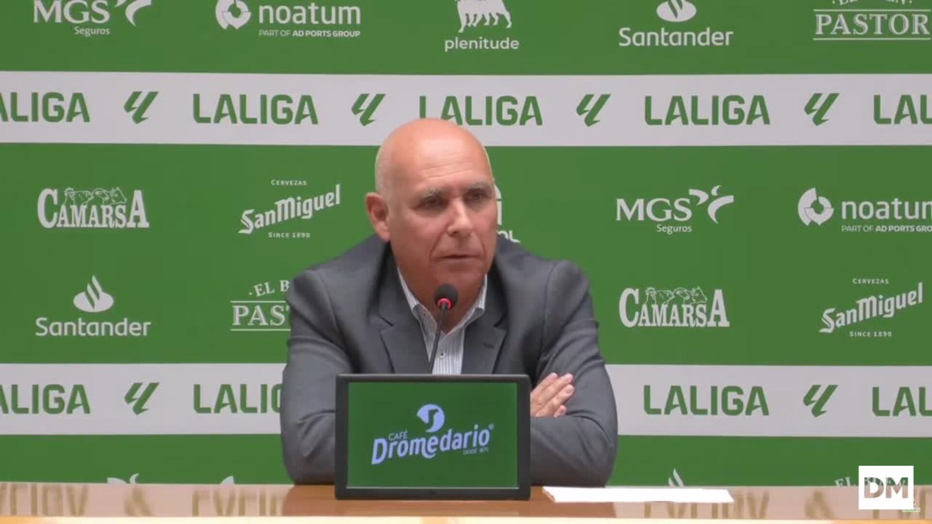Rueda de prensa de Manolo Higuera