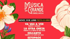 Entradas para Música en Grande el 19 de junio en Torrelavega por 5€