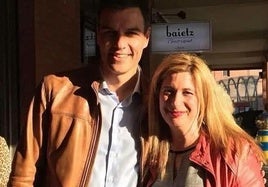 Pedro Sánchez y Leire Díez.