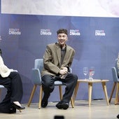 Leticia Mena, Ze García y Laura Chamorro en el escenario de Espacio DModa.