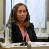 Carmen Merino durante una sesión del juicio