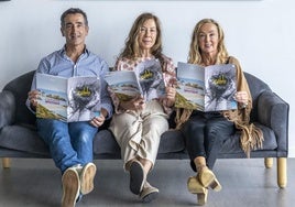 Iñaki Marquínez, Arantxa Vidal y Pino Marquínez, artífices de La Goleta