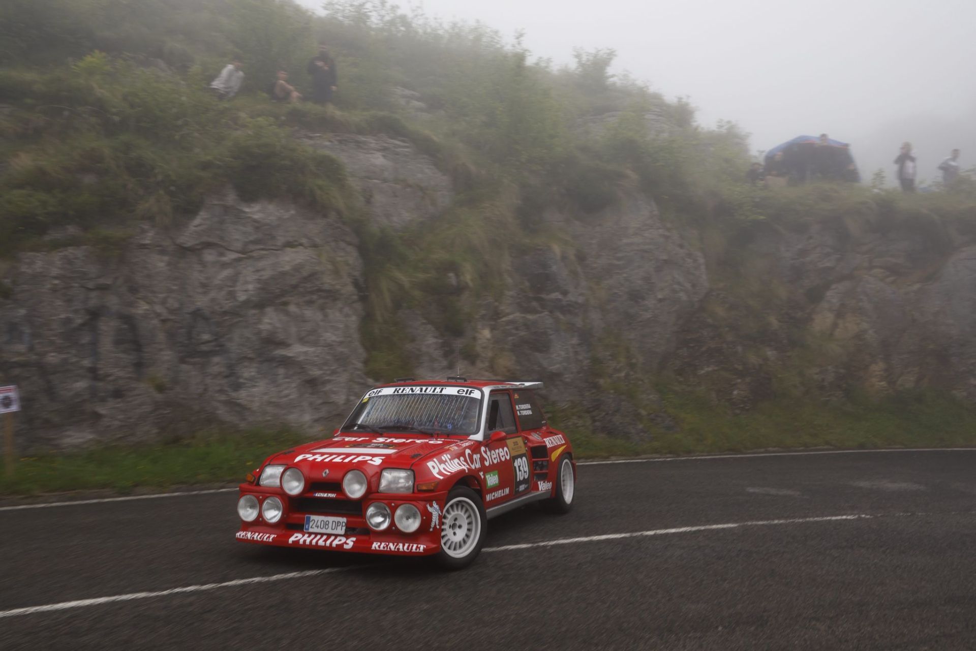 ManuelTordera derrapa con su Renault 5 Turbo 2.