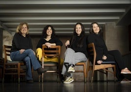 Concha Rodríguez, Laura Orduña, Bea Canteli y Cristina Lorenzo.