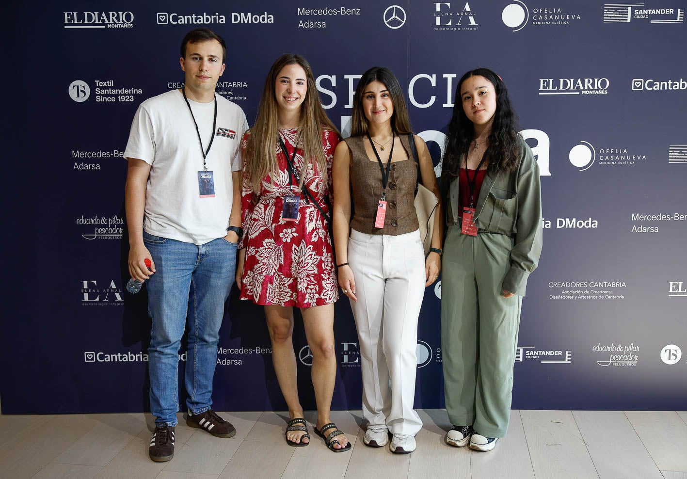 Francisco Javier Noella Ruiz, Soraya Arce, Marina Brígido y Carla Torres.