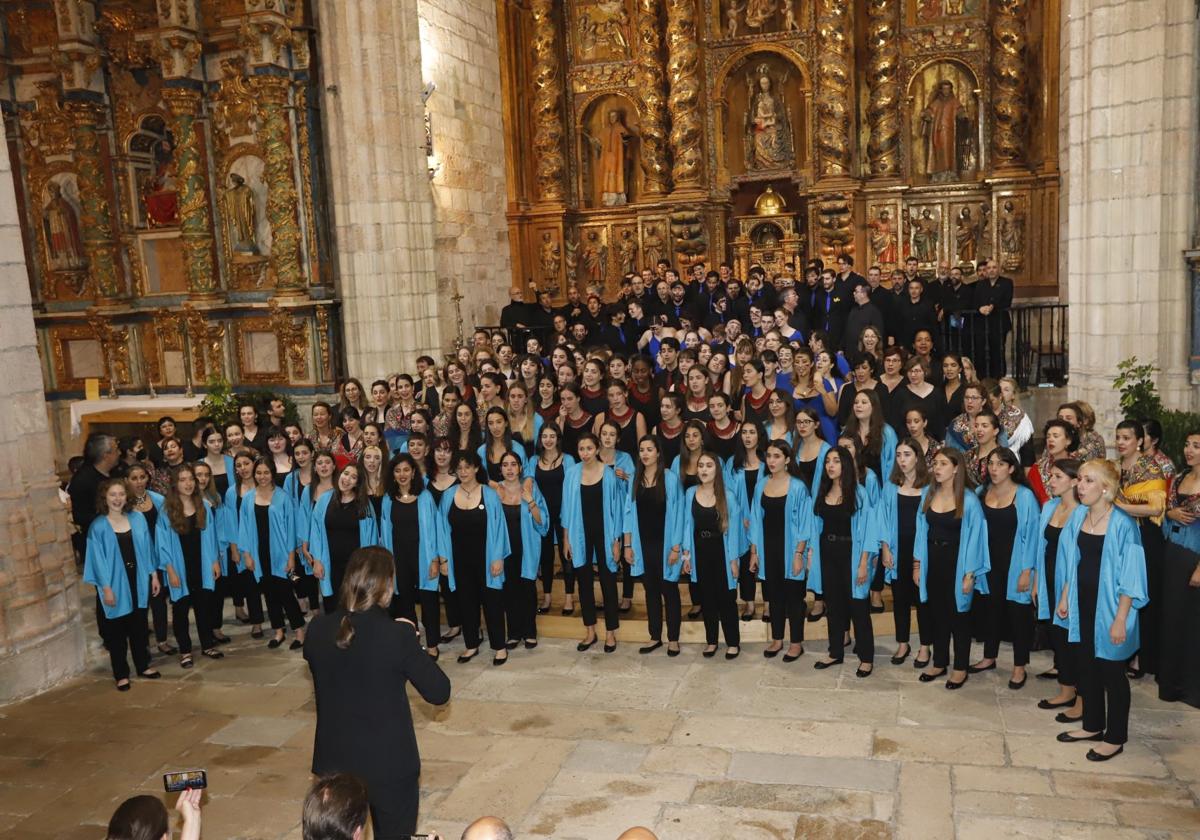 Imagen de la clausura del Certamen de la Canción Marinera en su última edición.