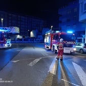 Incendio de madrugada en un supermercado Eroski del centro de Laredo