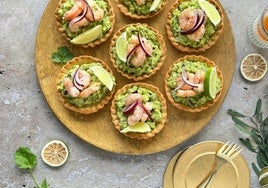 Tartaleras de guacamoles, para un picoteo perfecto.
