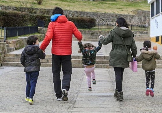 Una familia numerosa.
