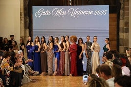 Las doce participantes en la Gala Miss Universe Cantabria