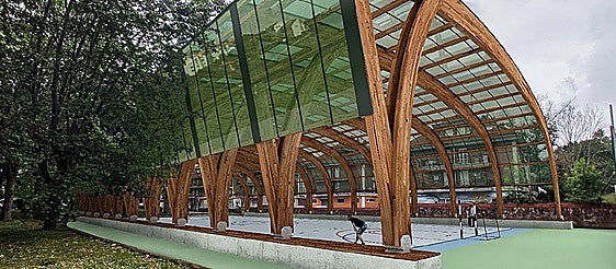 Infografía presentada en un anteproyecto encargado por Vox de cómo quedaría la cubierta.