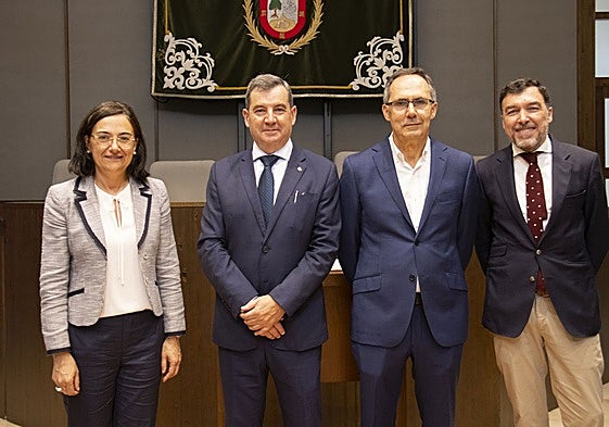 Conchi López, Julio Pascual, José Alberto Fernández y Julio ÁLvarez.
