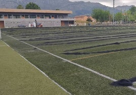 Campo de fútbol 'Uco' Iglesias en Los Corrales.