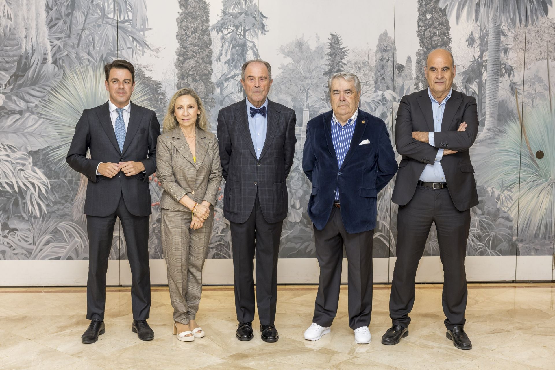 Rubén Riaño, Patricia Velasco, Alfonso del Amo, Victor Bustillo y Justino Sánchez.
