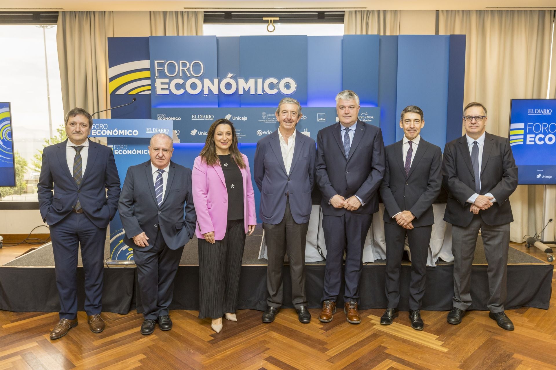 Jesús Alonso, Jesús Ruiz, Marta Redondo, Luis Revenga, Luis Ángel Agüeros, Domingo Mirón e Íñigo Noriega..