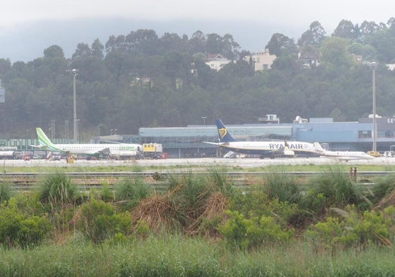 Imagen del aeropuerto Seve Ballesteros, destino del vuelo procedente de París.