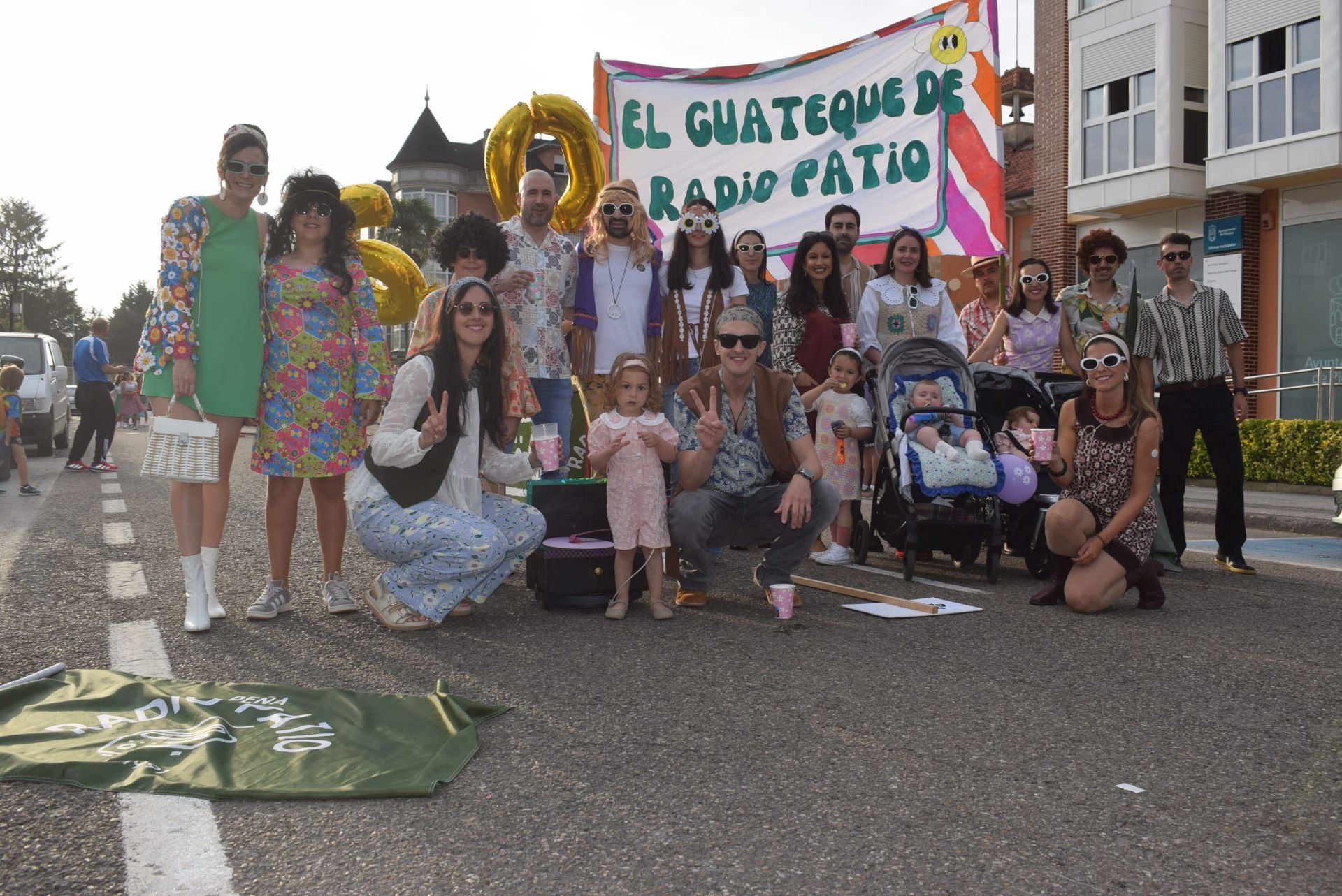 El guateque de radio patio por las calles de Renedo