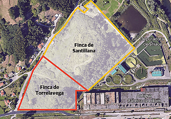 CaixaBank vende por 1,4 millones dos fincas del complejo industrial de Sniace que compró en la subasta de 2023