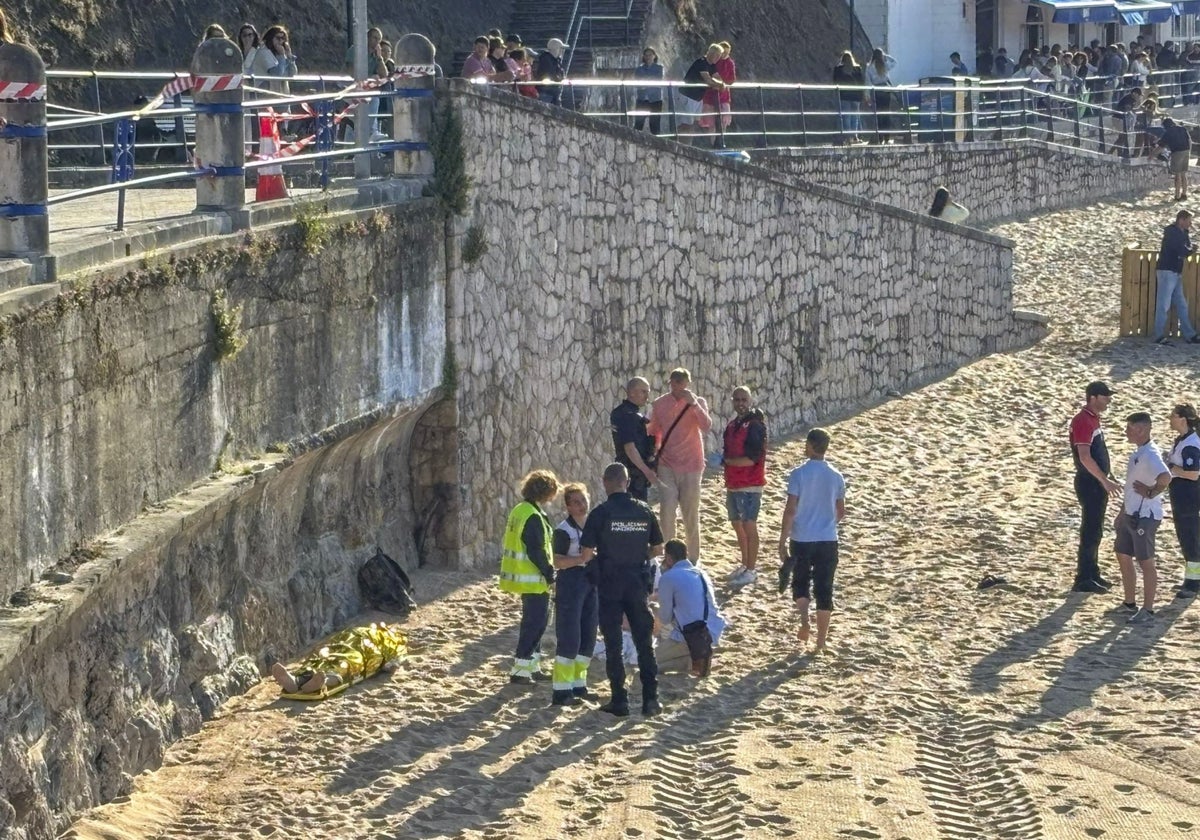Muere un hombre en la playa de La Concha de Santander