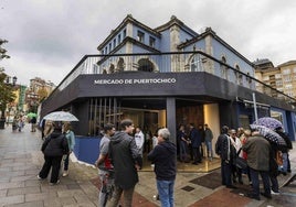 El Mercado de Puertochico, durante la inauguración del edificio el pasado octubre.