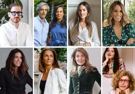 Raúl Martins, los socios de Bao, María de los Santos, Alejandra Pombo, María Mas, Sandra Tarruella, Raquel Chamorro, Teresa Sapey y Francesca Heathcote.