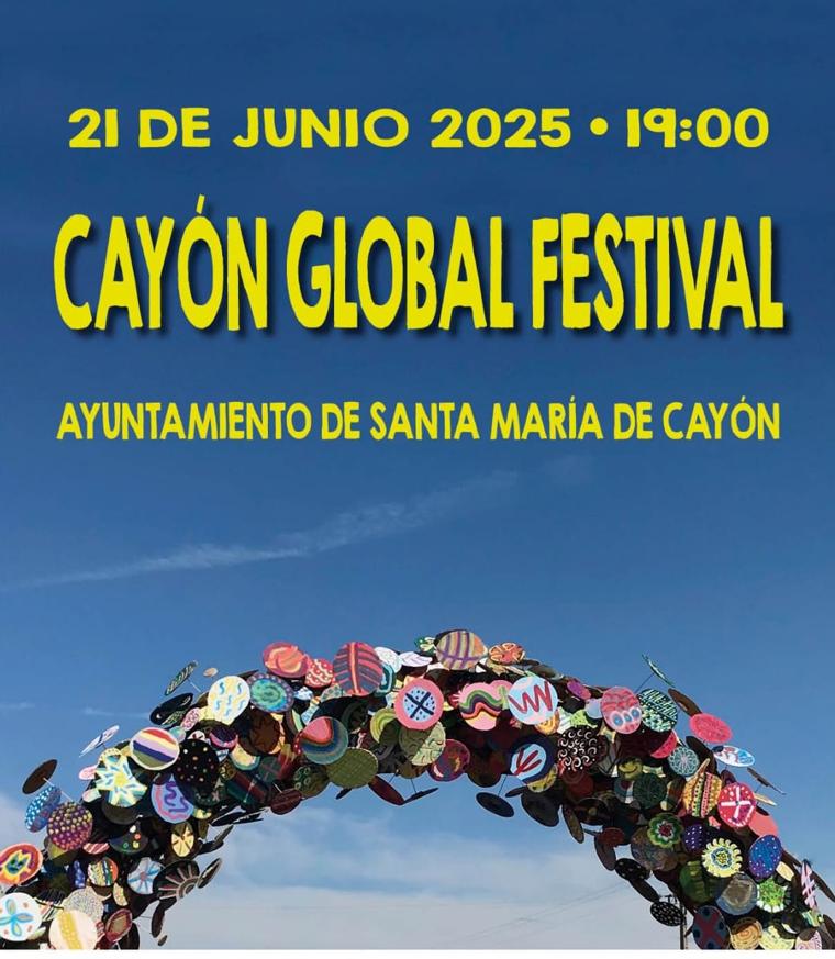 Imagen - Imagen del cartel del festival en el que se ve uno de los proyectos de punto elaborado por el Equipo La Escuela (ELE) de la Asociación Cultural La Escuela de Argomilla de Cayón, donde desarrollan proyectos pedagógico-artísticos centrados en personas con capacidades diferentes.